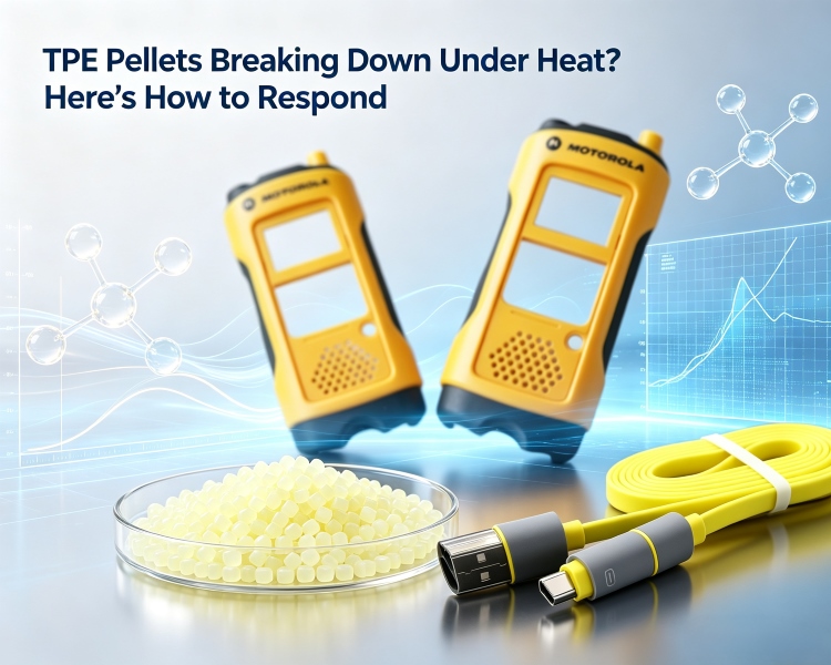 তাপের নিচে TPE Pellets ভেঙ্গে যাচ্ছে? এখানে কিভাবে প্রতিক্রিয়া জানাতে হয় তাপের নিচে TPE Pellets ভেঙ্গে যাচ্ছে? এখানে কিভাবে প্রতিক্রিয়া জানাতে হয়